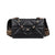 Women's Small Pu Leather Solid Color Fashion Chain Square Flip Cover Square Bag