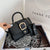 Women's Small Pu Leather Solid Color Fashion Square Flip Cover Crossbody Bag