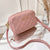 Women's Small Pu Leather Solid Color Fashion Square Zipper Crossbody Bag