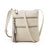 Women's Small Pu Leather Solid Color Fashion Square Zipper Crossbody Bag