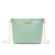 Women's Small Pu Leather Solid Color Fashion Square Zipper Crossbody Bag