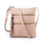 Women's Small Pu Leather Solid Color Fashion Square Zipper Crossbody Bag