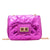 Women's Small Pu Leather Solid Color Lingge Streetwear Square Lock Clasp Shoulder Bag Crossbody Bag