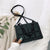 Women's Small Pu Leather Solid Color Streetwear Chain Square Magnetic Buckle Crossbody Bag