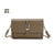 Women's Small Pu Leather Solid Color Streetwear Flip Cover Shoulder Bag