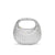 Women's Small Pu Leather Solid Color Streetwear Round Zipper Handbag