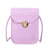 Women's Small Pu Leather Solid Color Streetwear Square Crossbody Bag