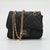 Women's Small Pu Leather Solid Color Streetwear Square Lock Clasp Crossbody Bag