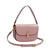 Women's Small Pu Leather Solid Color Streetwear Square Lock Clasp Handbag