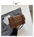 Women's Small Pu Leather Solid Color Streetwear Square Lock Clasp Underarm Bag