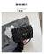 Women's Small Pu Leather Solid Color Streetwear Square Lock Clasp Underarm Bag