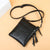 Women's Small Pu Leather Solid Color Streetwear Square Zipper Crossbody Bag