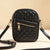 Women's Small Pu Leather Solid Color Streetwear Square Zipper Crossbody Bag