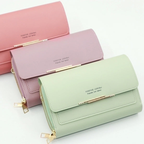 Women's Small Pu Leather Solid Color Streetwear Square Zipper Shoulder Bag Crossbody Bag Square Bag