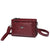 Women's Small Pu Leather Solid Color Streetwear Square Zipper Shoulder Bag Crossbody Bag