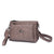 Women's Small Pu Leather Solid Color Streetwear Square Zipper Shoulder Bag Crossbody Bag