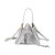 Women's Small Pu Leather Solid Color Streetwear Triangle Zipper Handbag