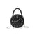 Women's Small Pu Leather Solid Color Streetwear Zipper Circle Bag