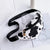 Women's Small Pu Leather Zebra Stripe Plaid Fashion Dumpling Shape Zipper Fanny Pack