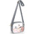 Women's Small Pvc Color Block Classic Style Oval Zipper Square Bag