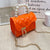 Women's Small Pvc Solid Color Fashion Square Lock Clasp Handbag Crossbody Bag Jelly Bag