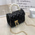 Women's Small Pvc Solid Color Fashion Square Lock Clasp Handbag Crossbody Bag Jelly Bag