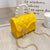 Women's Small Pvc Solid Color Fashion Square Lock Clasp Handbag Crossbody Bag Jelly Bag