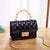 Women's Small Pvc Solid Color Fashion Square Lock Clasp Jelly Bag