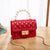 Women's Small Pvc Solid Color Fashion Square Lock Clasp Jelly Bag