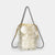 Women's Small Shell Patch Geometric Fashion Shell Open Handbag