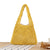 Women's Small Spring&summer Cotton Rope Solid Color Basic Square Open Straw Bag