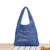 Women's Small Spring&summer Cotton Rope Solid Color Basic Square Open Straw Bag