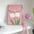 Women's Small Spring&summer Polyester Flower Vacation Square Flip Cover Shoulder Bag