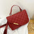 Women's Small Spring&summer Pu Leather Streetwear Square Bag