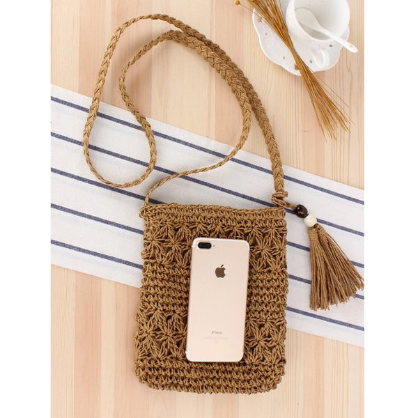 Women's Small Spring&summer Straw Basic Straw Bag