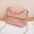 Women's Small Summer Pu Leather Elegant Square Bag