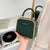 Women's Small Summer Pu Leather Elegant Square Bag