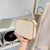 Women's Small Summer Pu Leather Elegant Square Bag