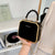 Women's Small Summer Pu Leather Elegant Square Bag