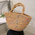 Women's Small Summer Straw Vacation Straw Bag