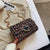 Women's Small Woolen Plaid Streetwear Square Magnetic Buckle Shoulder Bag Crossbody Bag Chain Bag