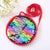 Women's Solid Color Cloth Sequins Zipper Kids Wallets