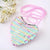 Women's Solid Color Cloth Sequins Zipper Kids Wallets