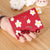 Women's Solid Color Flower Pu Leather Lock Clasp Wallets