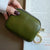 Women's Solid Color Leather Zipper Wallets