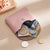 Women's Solid Color Leather Zipper Wallets