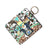 Women's Solid Color Lingge Leopard Pu Leather Zipper Coin Purses