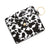 Women's Solid Color Lingge Leopard Pu Leather Zipper Coin Purses