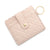 Women's Solid Color Lingge Leopard Pu Leather Zipper Coin Purses