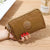 Women's Solid Color Nylon Sewing Thread Zipper Coin Purses